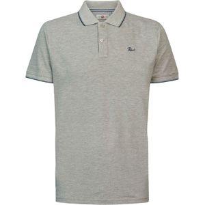 Petrol industries men polo short sleeve in de kleur grijs.