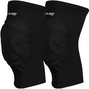 Pure2improve knee protection in de kleur zwart.