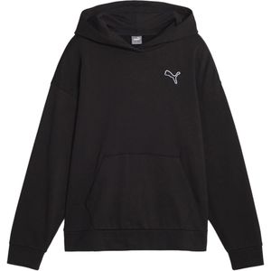 Puma better essentials hoodie f in de kleur zwart.