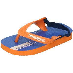 Havaianas baby logomania in de kleur oranje.