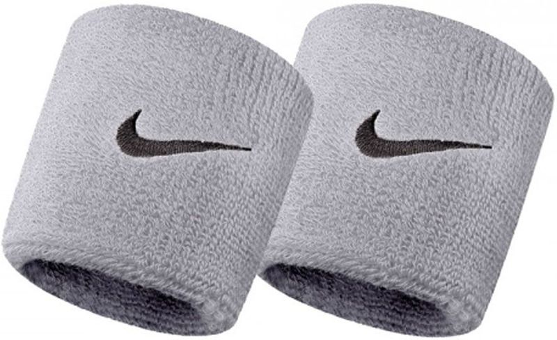 Nike swoosh polsband zweetbandjes in de kleur grijs. de prijs op beslist.nl