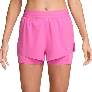 Nike - One Dri-FIT - Korte Broek - Roze - 2-in-1