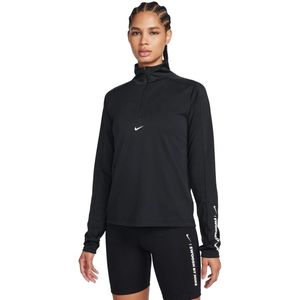 Nike dri-fit pacer 1/2-zip top in de kleur zwart.