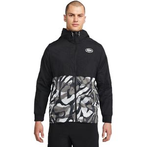 Nike dri-fit sport clash full-zip hoodie in de kleur zwart.
