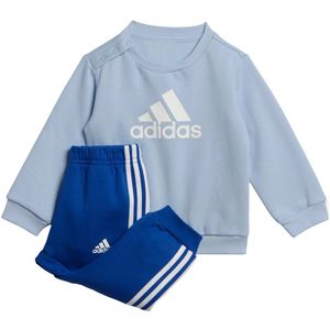 Adidas badge of sport french terry joggingpak in de kleur blauw.