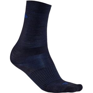 Craft core wool liner sock 2-pack in de kleur zwart.