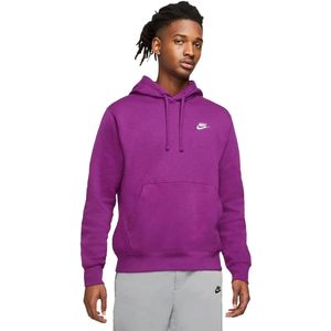 Nike sportswear club fleece pullover hoodie in de kleur paars.
