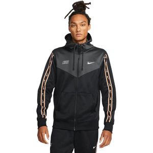 Nike sportswear repeat full-zip hoodie in de kleur zwart.