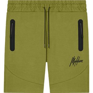 Malelions sport counter short in de kleur groen.