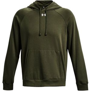 Under armour rival fleece hoodie in de kleur groen.