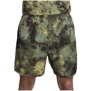 Nike totality camo 7" dri-fit unlined fitness short in de kleur groen.