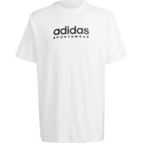 Adidas all szn graphic t-shirt in de kleur wit.