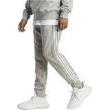 Adidas essentials french terry tapered cuff 3-stripes joggingbroek in de kleur grijs.