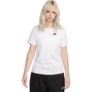 Nike sportswear club essentials t-shirt in de kleur wit.