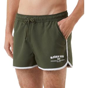 Bjorn borg retro swim shorts in de kleur groen.