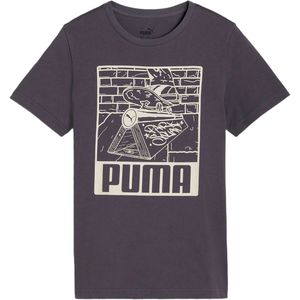 Puma ess+ mid 90s grafisch t-shirt in de kleur grijs.