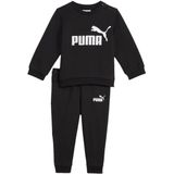 Puma minicats ess crew set fl i in de kleur zwart.