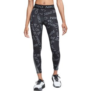 Nike - Pro Mid-Rise Legging - Zwart - Elastisch Materiaal