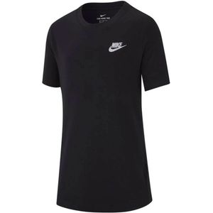 Nike sportswear embered futura t-shirt in de kleur zwart.