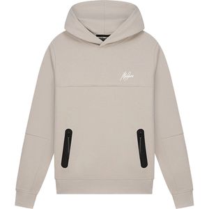 Malelions sport counter hoodie in de kleur bruin.