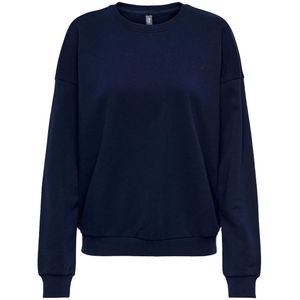 Only play lux life on brush sweater in de kleur marine.
