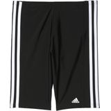 Adidas 3-stripes jammer zwembroek in de kleur zwart/wit.