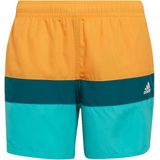 Adidas colorblock zwemshort in de kleur geel.