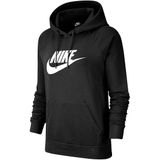 Nike sportswear essential fleece hoodie in de kleur zwart.
