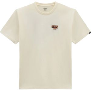 Vans retro roll t-shirt in de kleur ecru.