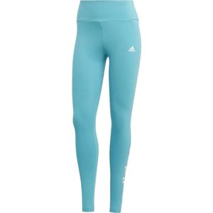 Adidas essentials high-waisted logo legging in de kleur blauw.