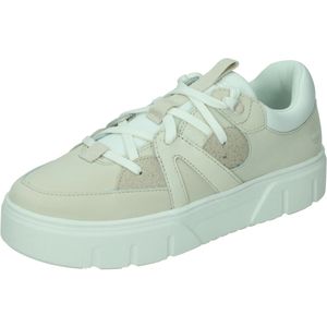 Timberland laurel court low lace sneaker in de kleur ecru.