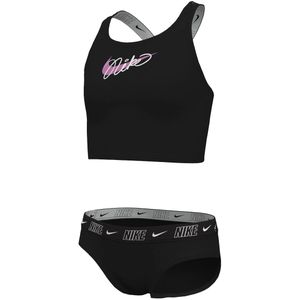 Nike bikini set in de kleur zwart.