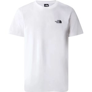 The north face simple dome t-shirt in de kleur wit.