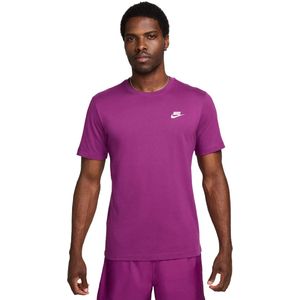 Nike sportswear club t-shirt in de kleur paars.