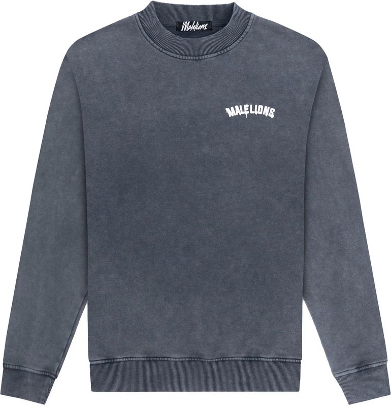 Malelions - Graffiti Sweater - Acid Wash