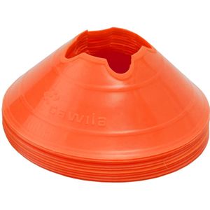 Piri sport afbakenbollen 10 stuks in de kleur oranje.