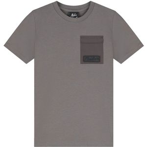 Malelions - Kids Nylon Pocket T-Shirt - Anthracite - T-shirt