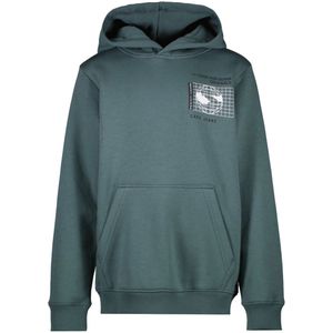 Cars jeans wheeler hoodie in de kleur groen.