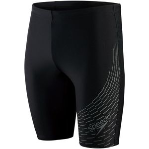 Speedo eco medley logo jammer in de kleur zwart.