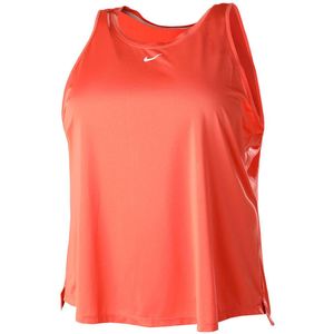 Nike dri-fit one tanktop in de kleur oranje.