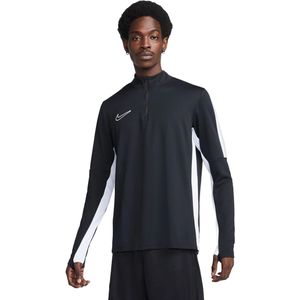 Nike dri-fit academy global 1/4-zip top in de kleur zwart.