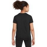 Zwart - Sporttop - 100% Polyester - Korte Mouwen