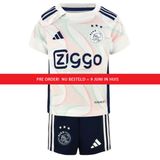 Ajax uit babykit 23/24 in de kleur wit.