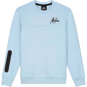 Malelions sport counter sweater in de kleur blauw.