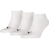 Puma 3-pack sneaker sokken in de kleur wit.