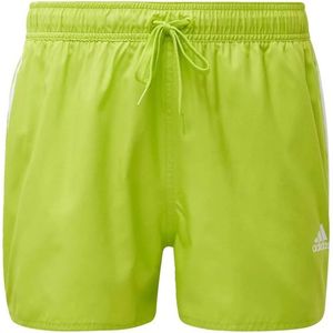 Adidas 3-stripes clx zwemshort in de kleur geel.