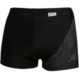 Speedo eco medley logo zwemboxer in de kleur zwart.