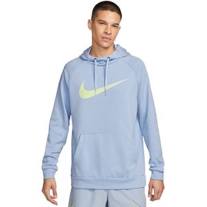 Nike dry graphic pullover training hoodie in de kleur blauw.
