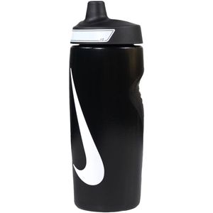 Nike refuel grip bidon in de kleur zwart.