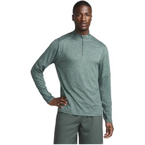 Nike dri-fit element 1/4-zip top in de kleur groen.